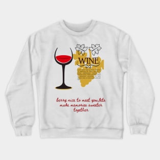 wine Crewneck Sweatshirt